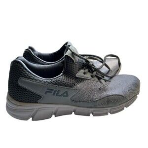 Fila Men's Shoes Size 9 Running Sneakers Foam  Gray & White